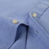Chemise type Oxford en coton à manches longues pour homme - Livraison offerte