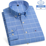 Chemise type Oxford en coton à manches longues pour homme - Livraison offerte