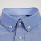 Chemise type Oxford en coton à manches longues pour homme - Livraison offerte