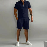 Ensemble bermuda + polo pour homme - Livraison offerte
