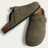 Mules en daim - Livraison offerte