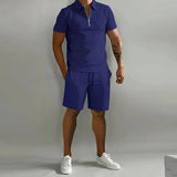Ensemble bermuda + polo pour homme - Livraison offerte