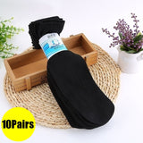 10 paires de chaussettes en fibre de bambou - Livraison offerte
