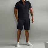 Ensemble bermuda + polo pour homme - Livraison offerte