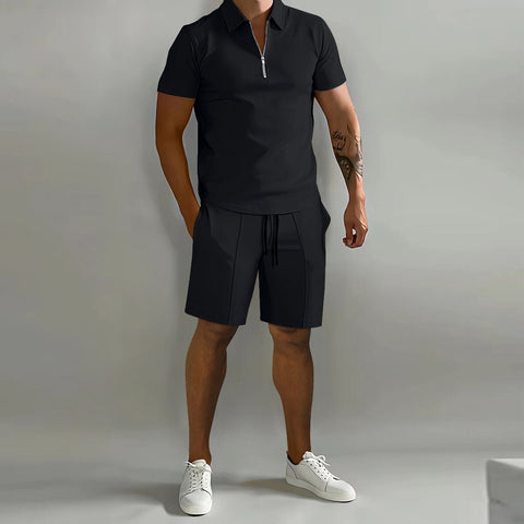 Ensemble bermuda + polo pour homme - Livraison offerte