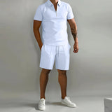 Ensemble bermuda + polo pour homme - Livraison offerte