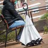 Parapluie à Fermeture Inversée - Livraison Offerte