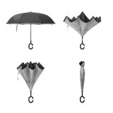 Parapluie à Fermeture Inversée - Livraison Offerte