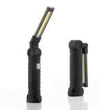 Lampe de poche LED rechargeable magnétique 5 socles d'éclairage - Livraison Offerte