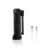 Lampe de poche LED rechargeable magnétique 5 socles d'éclairage - Livraison Offerte