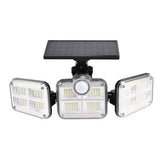 Lampe solaire rotative à 3 panneaux - Livraison offerte