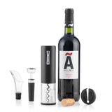 Tire-bouchon électrique rechargeable avec accessoires pour le vin - Livraison Offerte